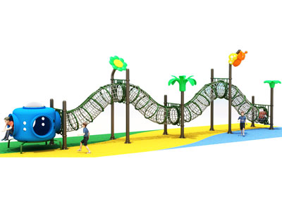 Outdoor Kids Rope Bridge Playground for Schools GZ-010